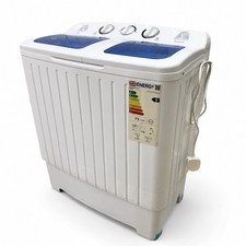 Twin Tub Washing Machine 8KG Portable Washer Spin Dryer Combo Camping Used
