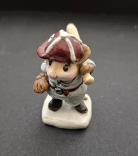 Wee Forest Folk MS-15 Jo Di’Mousio / Batter-Up!Baseball Mouse 1989 *Retired*