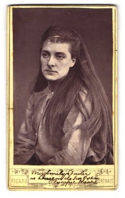 Fotografie William Wright, London, Portrait Emily Fowler, englische Schauspiele 