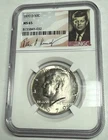 1970-D 40% silver gem BU Kennedy half dollar. NGC MS65. Exact coin shown #mr032