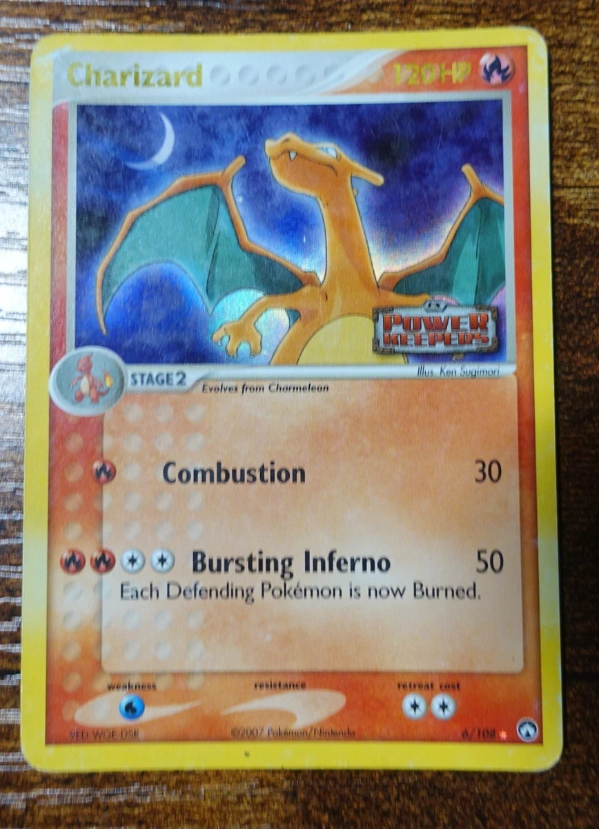 Charizard Pokémon TCG EX Power Keepers Individual Collectible Card