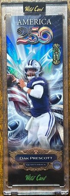 Dak Prescott Slim Gem TRUE 1/1 Wild Card National Show Case Hit Color match 