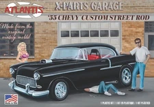 Atlantis 1/25 SCALE 1955 Chevy Custom Street Rod  Model Kit #1276~NEW in BOX