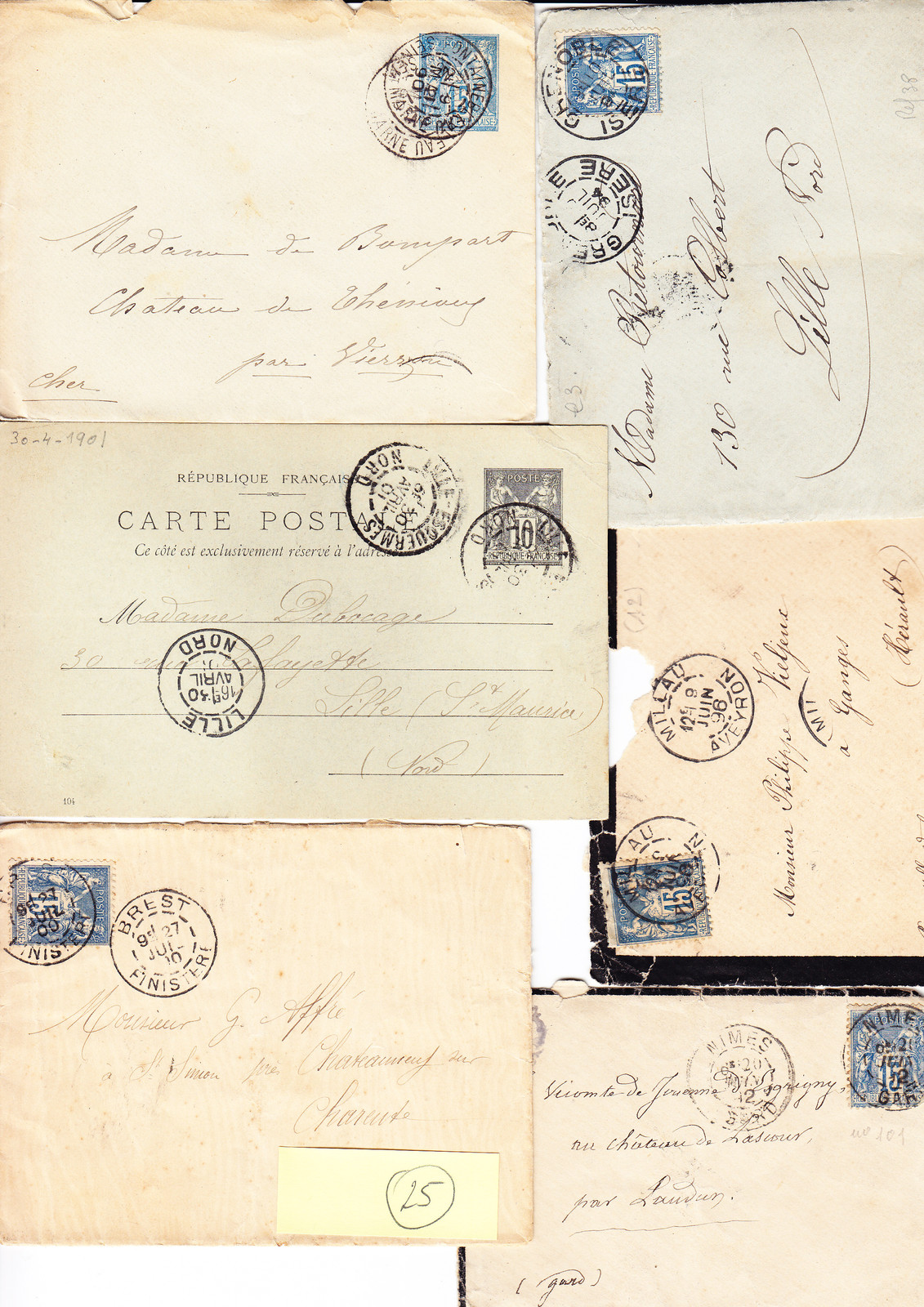 INSURRECTION DE BRUXELLES - MARQUE POSTALE DU 29 AOUT 1830