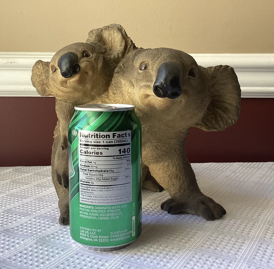 XL Classic Critters Koala & Baby Figurine, 8 1/4” T x 9 1/4” W x 8 1/4” D, 5+ LB - Image 2 of 4