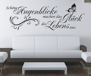 Details Zu G312 Spruch Wandtattoo Schöne Augenblicke Glück Sticker Aufkleber Zitat Spüche 1