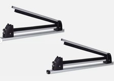 Ski Lock 2psc Silver Snowboard Holders Carriers Mounting Locking S5 on Roof Bars