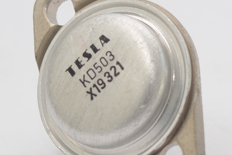 2 Transistor Di Potenza NPN Di Tesla Tipo KD503, 80 V/20 A/150 W