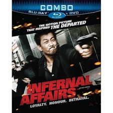Infernal Affairs Combo Blu-Ray/DVD - Brand New BILINGUAL Region A 1 w/ slipcover