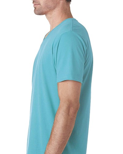 Mens V Neck T Shirts Plain Basic Tee Short Sleeve Cotton Big Size Casual Slim - Picture 55 of 59