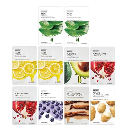 The Face Shop Real Nature Daily Glow Mask Sheet 20gm (Pack of 10)- - Picture 3 of 3