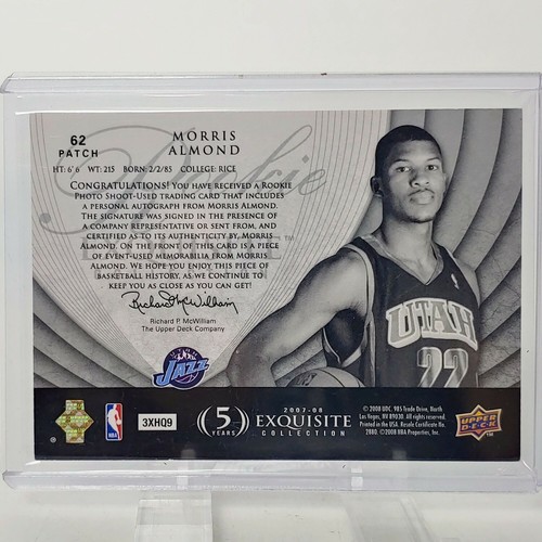 2007-08 UD Exquisite Collection Rookie Autograph 3 cards, Richard, Almond, Curry - Picture 3 of 7