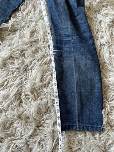 Vintage authentisch 1960er Jahre RALPH LAUREN Damen WESTERN WEAR 29 blau gerades Bein - Bild 11 von 13