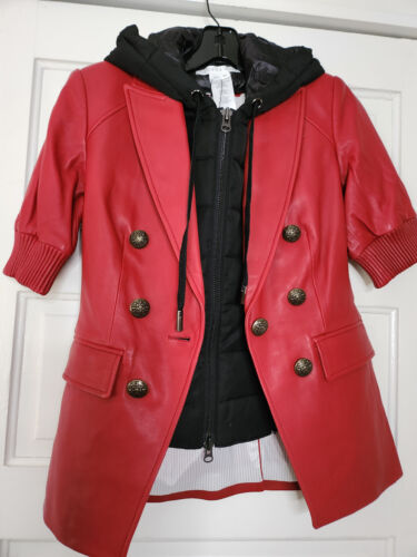 NWT VERONICA BEARD Dickey Hoodie BLACK Down Puffer Zip Insert 4 Jacket womens - Picture 8 of 9