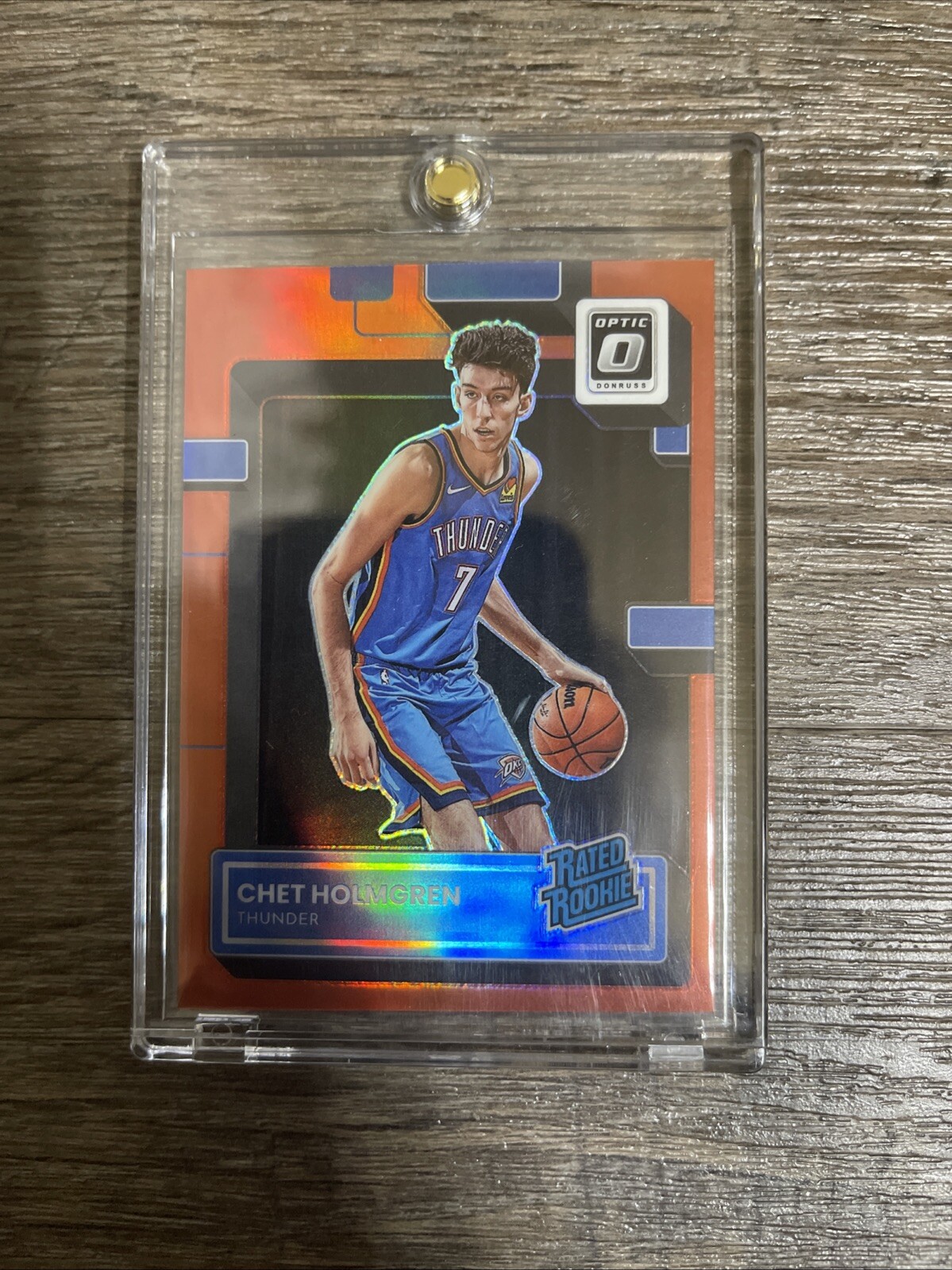 2022-23 Panini Donruss Optic - Rated Rookie Red Prizm #208 Chet Holmgren 52/99