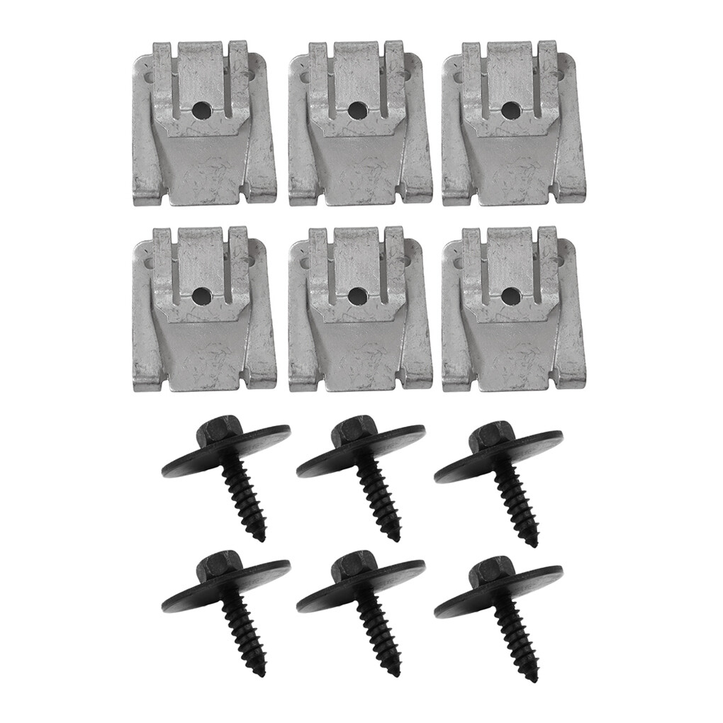 12PCS Under Engine Cover Floor Clips Screws Kit Fit For Benz A C E CLA ...