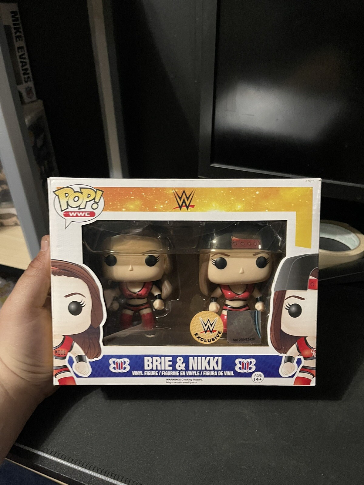 Paquete De 2 Brie &Amp; Nikki Bella Funko Pop Wwe Exclusivo/Desgaste De Estante Ver Fotos