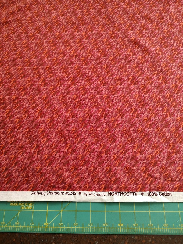 1 Yard 6" Paisley Panache #2312  by Ro Gregg, 100% Cotton Fabric, Northcott