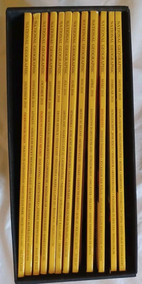 2010 National Geographic deutsch 1-12, mit Schuber - Bild 4 von 4