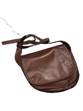 Village Tannery Purse Brown Leather Cross Body Designs by Sevestet NY