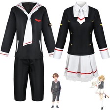 Cosplay Cardcaptor Sakura Kostüm Student Matrosen Uniform Halloween Party Anzug