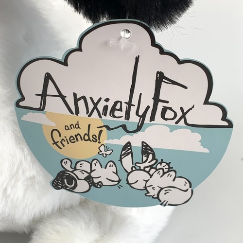 Peluche cane cucciolo ADHD Anxiety Fox & Friends raro peluche nuovo con etichette - Foto 2 di 7