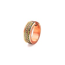 Designing Pure Copper magnetic ring for men and women 8mm adjustable- Free Size