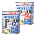 2in1 Weißlack Wilckens Grundierung glänzend seidenmatt 0,75 L (10,60€/1l)
