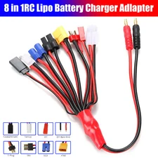 RC Charger Lipo Battery Leads Adapter Connector Splitter Octopus Convert Cable