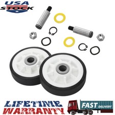  2 PACK Dryer Roller Wheel Drum Support Kit 303373K for Maytag 12001541 312948