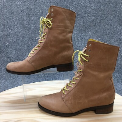 Cole Haan Boots Womens 7.5 B Ankle Bootie Brown Leather  display picture 3
