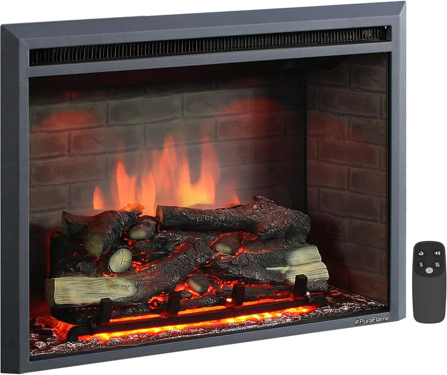 Puraflame Western Electric Fireplace Insert - Thumbnail 2