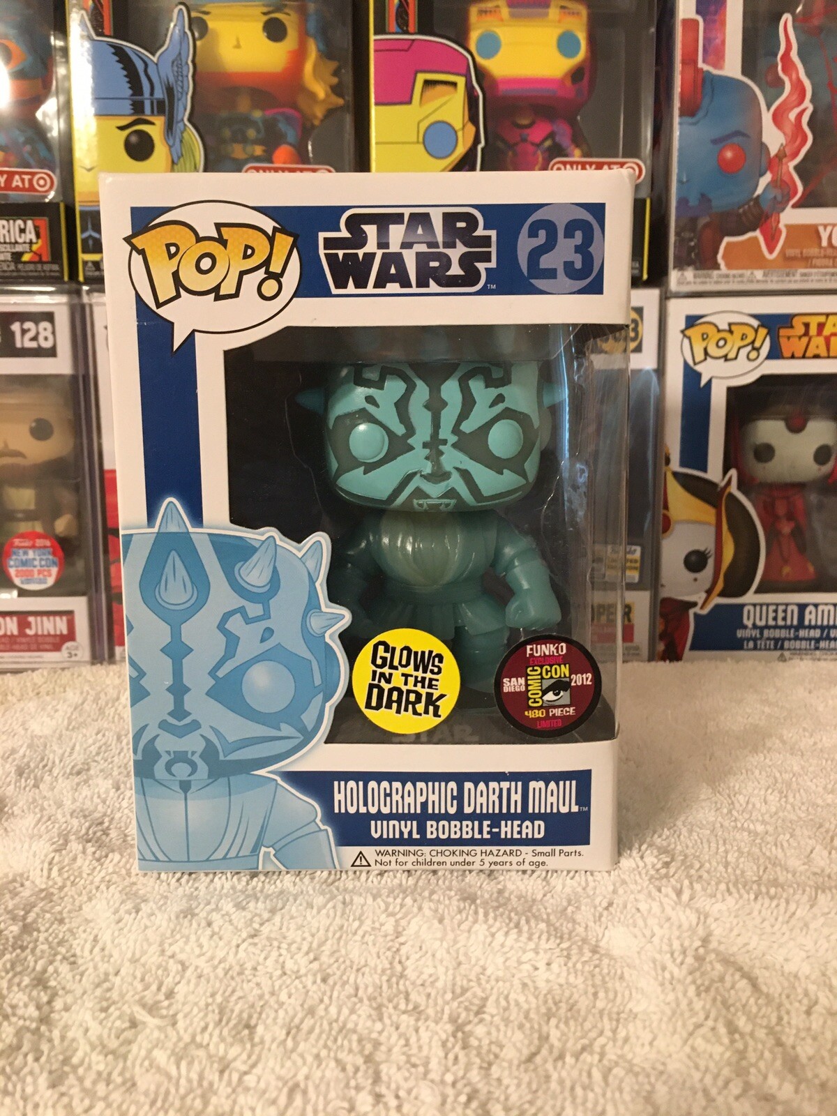 darth maul hologram pop vinyl