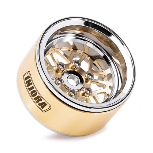 Ruedas Beadlock de latón y aluminio INJORA ModuWheel de 1,0" para orugas de radiocontrol de 1/18 1/24 - Imagen 4 de 10