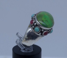 Sterling Silver and Blue/Green Turquoise Ring size 5.5