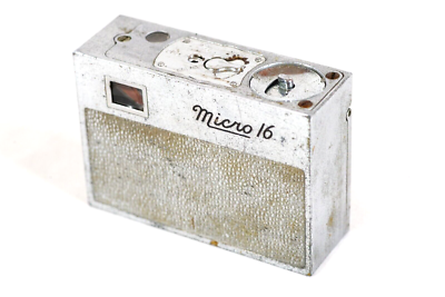 フィルムカメラ Whittaker Micro 16 Vintage Whittaker Micro 16 Compact Subminiature Film Camera Eye