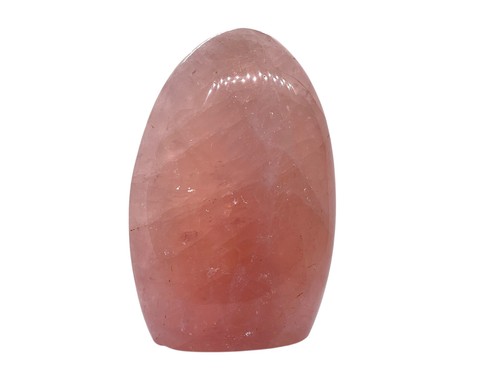 Edle Rosenquarz Freeform | Unikat 1539 | 419gr. | 7x11x 3cm | Skulptur I Madagas - Bild 2 von 5