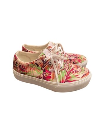 Vans Doheny Tropical Pattern Platform Women s Sneaker Size 9.5