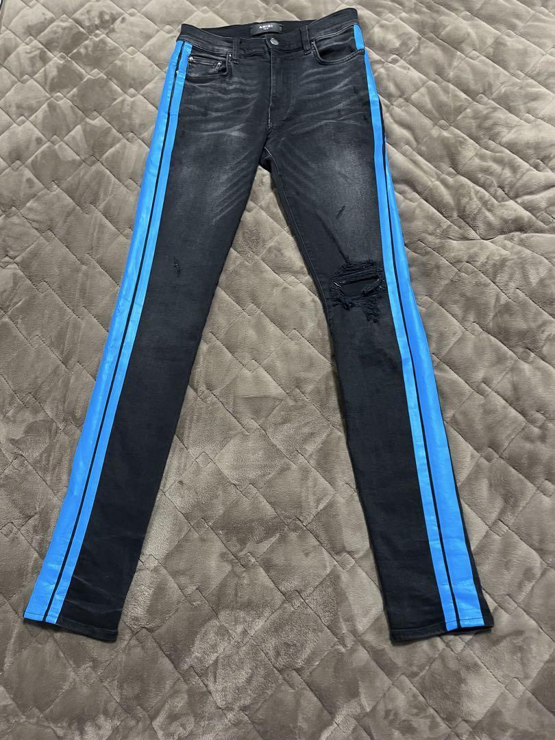Amiri Blue Stripe Skinny Jeans | eBay Amiri Blue Stripe Skinny Jeans | eBay