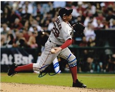 BRAD ZIEGLER  BOSTON RED SOX   ACTION SIGNED 8x10