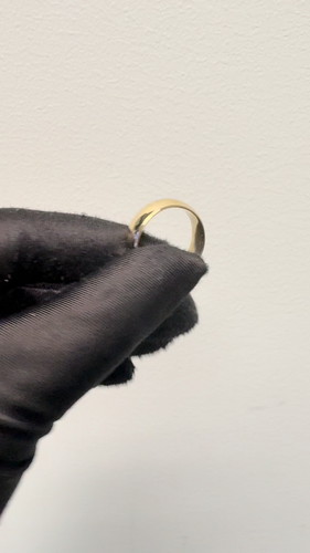 18 Karat Gelbgold schlichter Ehering - Video 1 von 1