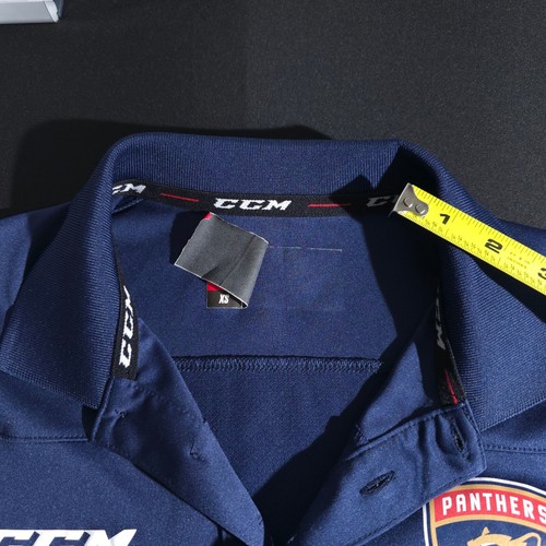 Florida Panthers Polo Shirt Boys Youth CCM NHL Hockey Team Apparel XS - Picture 15 of 20