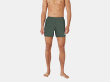 Costume uomo short Nike NESSF560-392 verde scuro-bianco