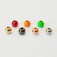 Premium Brass Fly Tying Beads (25 Pack) - 7 Colors, 7 Sizes