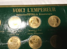 lotto napoleone storia epica gettone olio totale 20 medaglie 26mm 1769 1969 collezione 