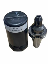 CAT40SLN3/8 CAT40 3/8” End Mill Holder Simis By Techniks 3” Gage Length