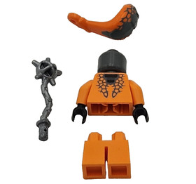 LEGO Ninjago Snike njo063 Minifigure with Weapon - Set 9448 Samurai Mech