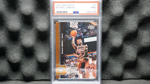 1996 Upper Deck #16 Michael Jordan Chicago Bulls PSA 9 MINT Low Pop HOF GOAT