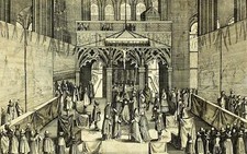FRANKFURT AM MAIN - Kr&ouml;nungsansicht - Kupferstich um 1619