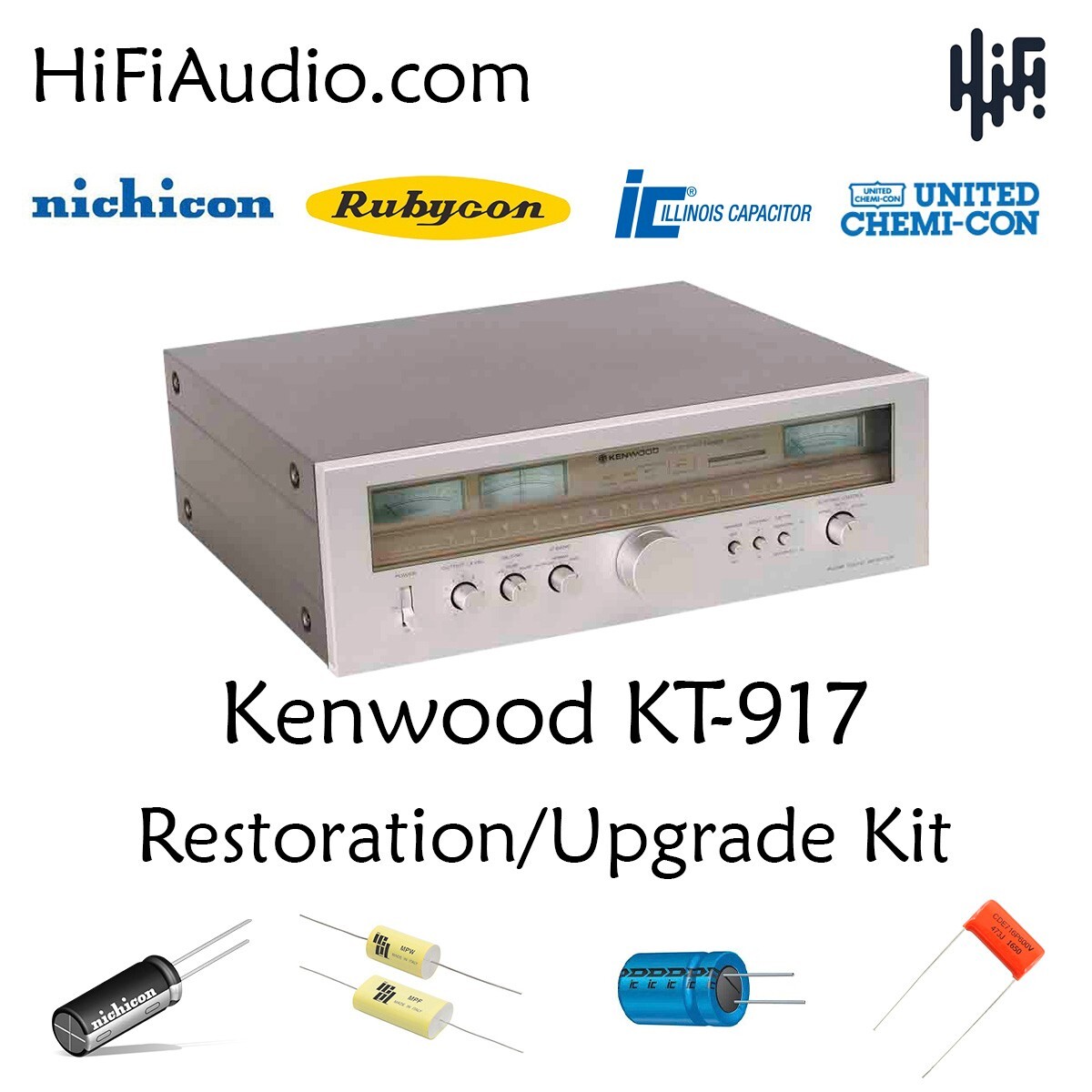 Kenwood KT-917 restoration recap repair service rebuild kit fix